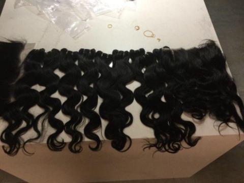 Peruvian hair and closures ear to ear very good quality