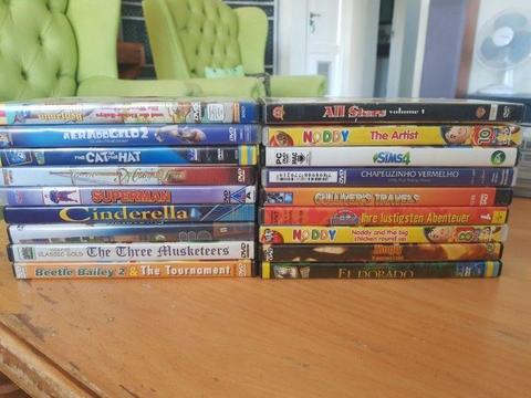 Kids DVD's - Various x 18