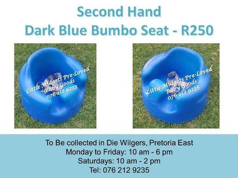 Second Hand Dark Blue Bumbo Seat