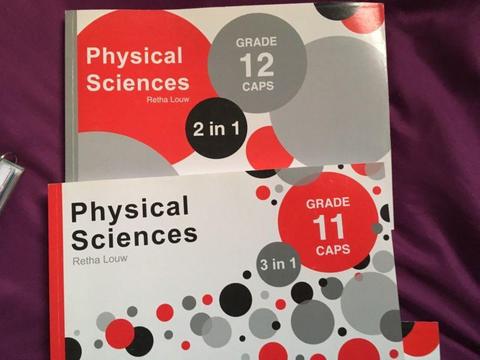 Grade 12 books - Life Sciences, Maths, Physical Sciences