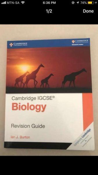 Cambridge IGCSE biology revision guide