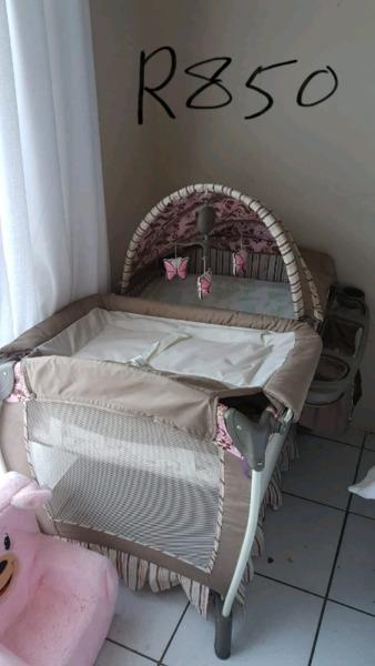 Pink Butterfly camping cot for sale