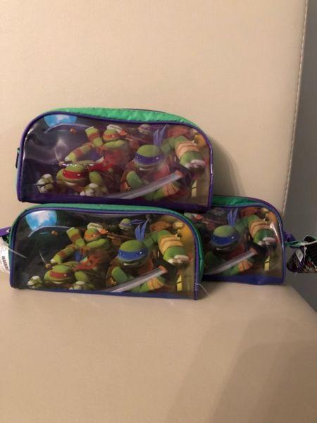 TMNT Puzzles in a Pencil Case