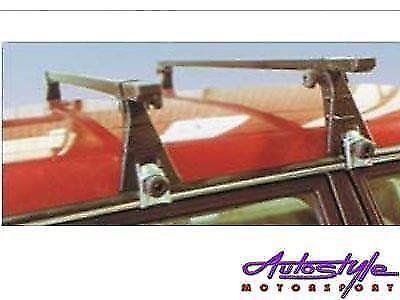 Evo Twinbar Roof Carrier Rack - suitable for cars with rain gutter strip or gutterless - universa