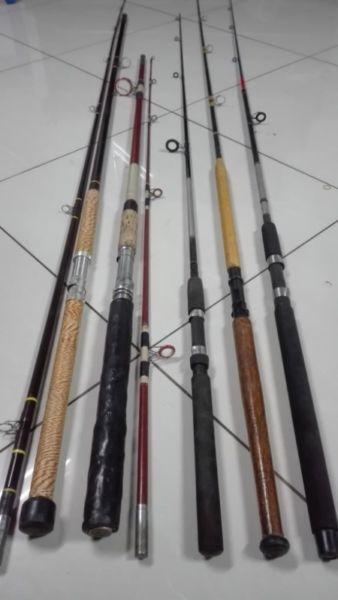 Fishing assorted Rods to Clear