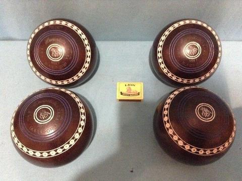 R250.00 … Dimpled Hensilite Lawn Bowls. Size 7. R250.00 For All 4