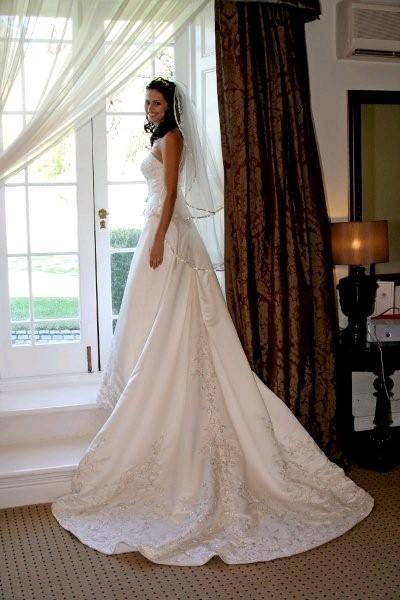 Beautiful Duchess Satin, wedding dress R5000
