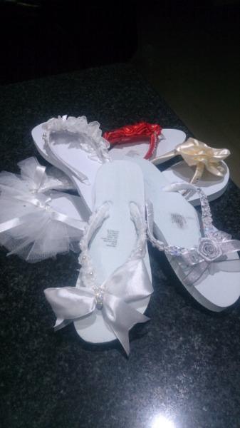 Wedding flip flops