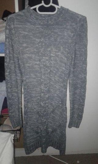Grey Knitted Dress :)