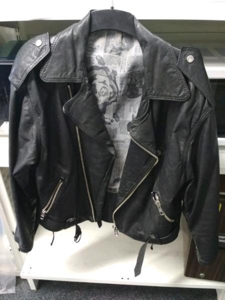 Real Genuine Leather Female Jacket Small Size