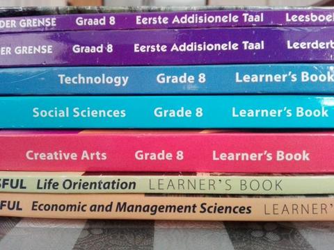 Grade 8 Textbooks for sale