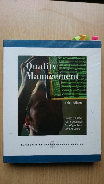 Quality Management. Third Edition