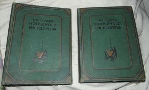 The Concise Household Encyclopedia Volumes 1 & 2 1920