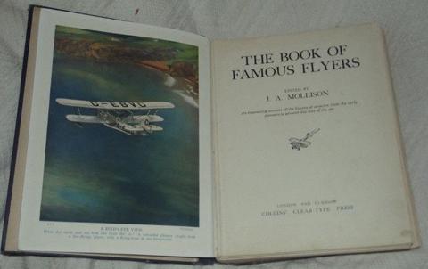 The Book of Famous Flyers by J A Mollison
