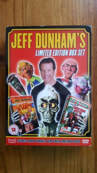 JEFF DUNHAM'S LIMITED EDITION BOX SET ORIGINAL DVD'S
