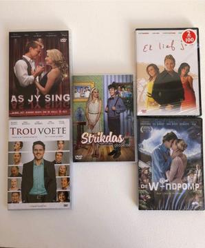 Collection of Afrikaans DVDs