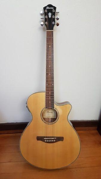 Ibanez AEG10II natural acoustic guitar