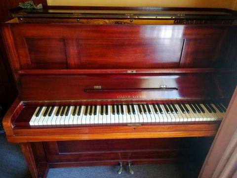 Upright Carol Otto piano for sale