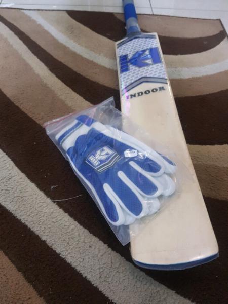 Indoor bats and gloves