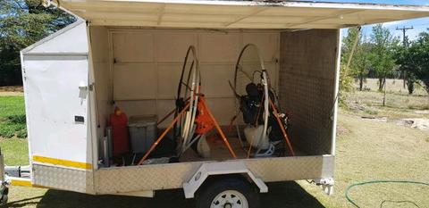Paramotor gear and trailer