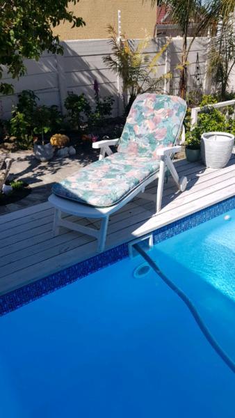 Swimming pool lounge chair
