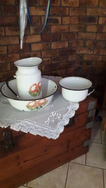 Antique Bowl & Pitcher set