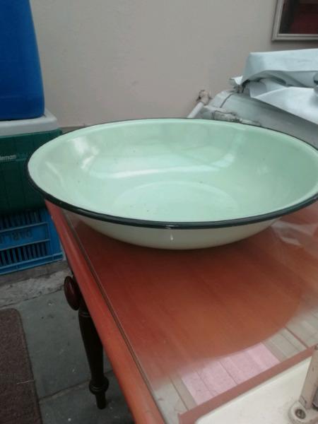 Large enamel bowl R200