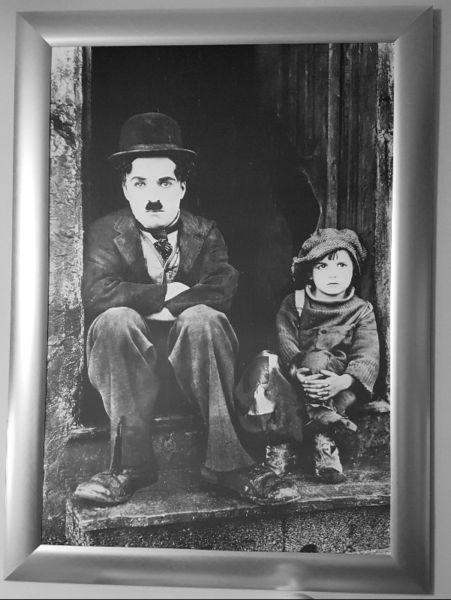 Charlie Chapman framed poster