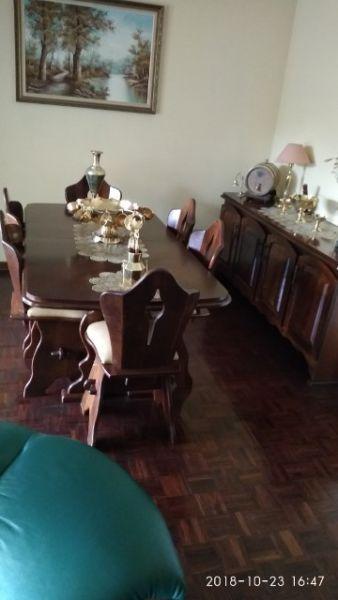 Wood Table Chairs & Buffet