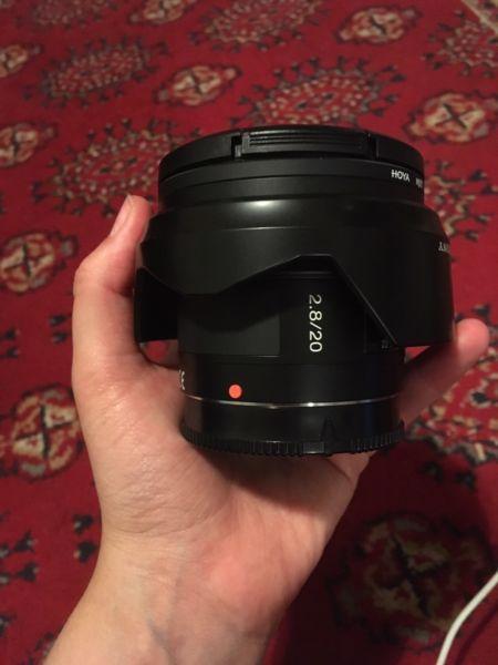 Sony 20mm f/2.8 SAL wide angle lens A MOUNT