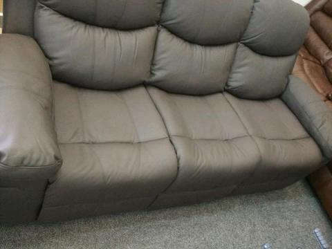 Brand New Genuine Recliner Leather Couch 2* 3 seaters Delivery can be arranged