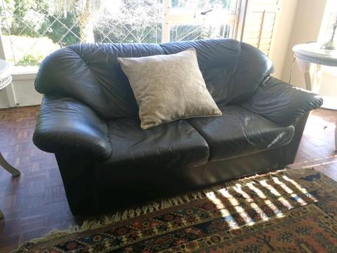 3 Genuine leather sofas