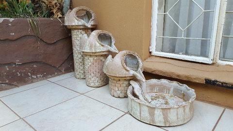 Lovely inside clay pottery water feature