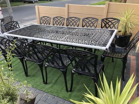 Jordans cast aluminium garden furniture