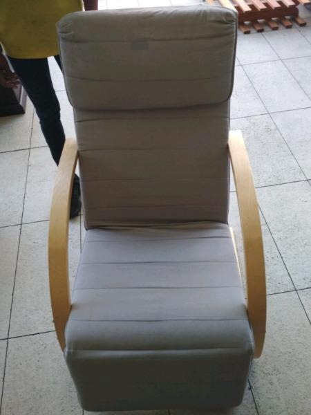 Grey Cane Lounger Chair still in a very good condition been well taken care off
