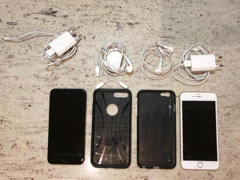 Iphone 7+ (128 gb) and Iphone 6 (64 gb) for sale