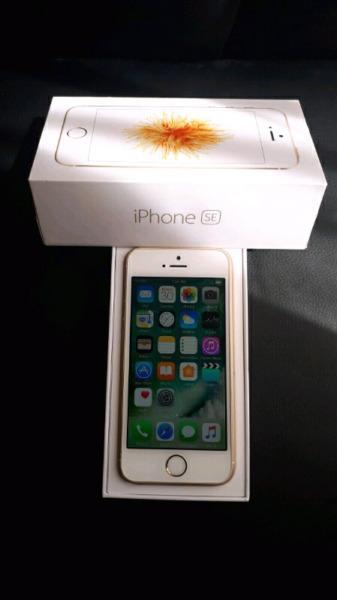 Iphone SE Gold With Box For Sale