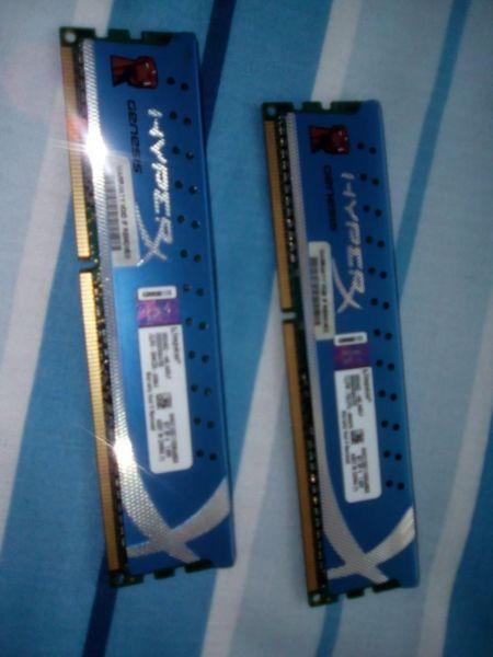 Desktop Ram DDR3 2× 4Go R1000 both