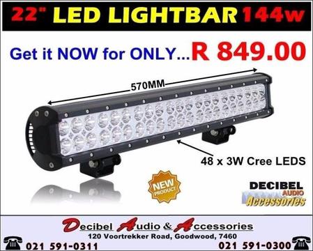 144W CREE LED LIGHTBAR - 570MM