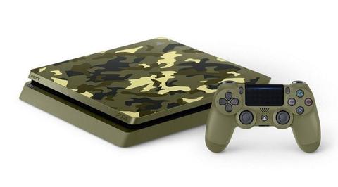 PS4 Playstation 4 1TB WWII Limited Edition Bundle (Green Camouflage)