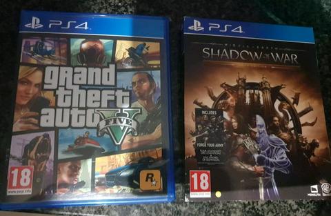 Gta 5 grand theft auto and shadow of war for sale
