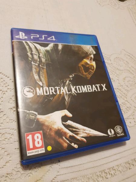 Mortal kombat X PS4 for sale R300