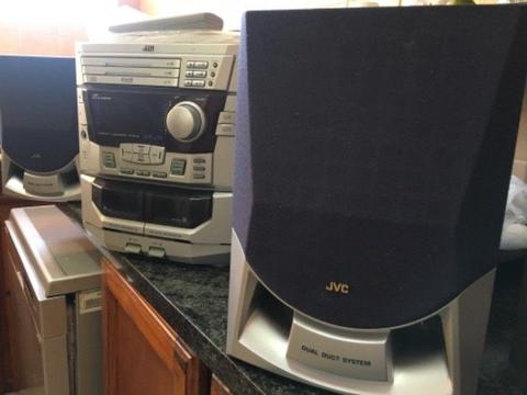 Awesome JVC Hi Fi with Super Bass Speakers