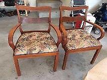 Art deco dining table and chairs