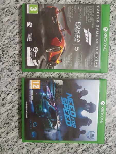 Need for speed and Forza 5 for sale