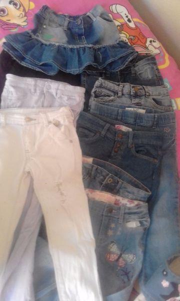7-8yr Girls Pants & Jeans For Urgent Sale