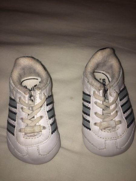 Original Adidas Takkies - Newborn size