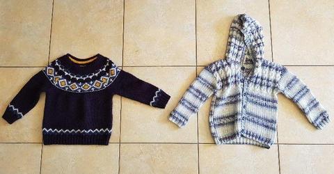 2 X Kids Woollen Jerseys (Age 3-4)