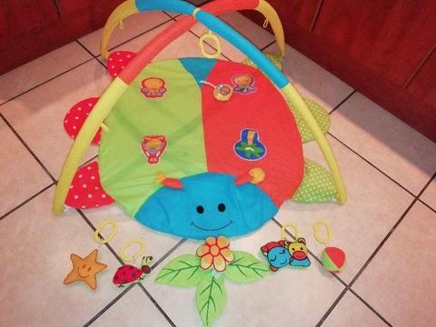 Beautiful Playmat / Baby gym WITH toys and bag