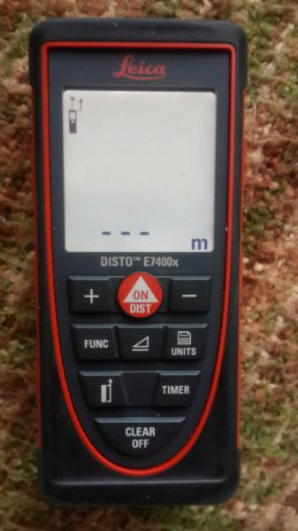 Leica Disto E7400x rugged laser distance meter in perfect condition